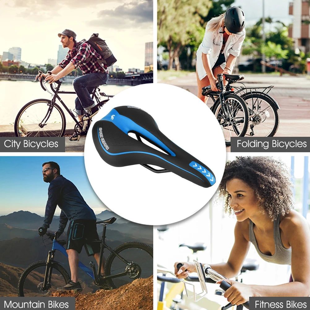 YAFEE Soft Bicycle Seat Saddle MTB Hollow Saddle Road Mountain Bike Seat Cushion
