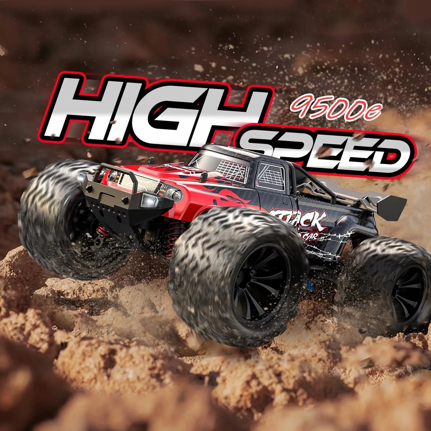 Deerc 9500E RC Car 4x4 Off Road Monster Truck All Terrain