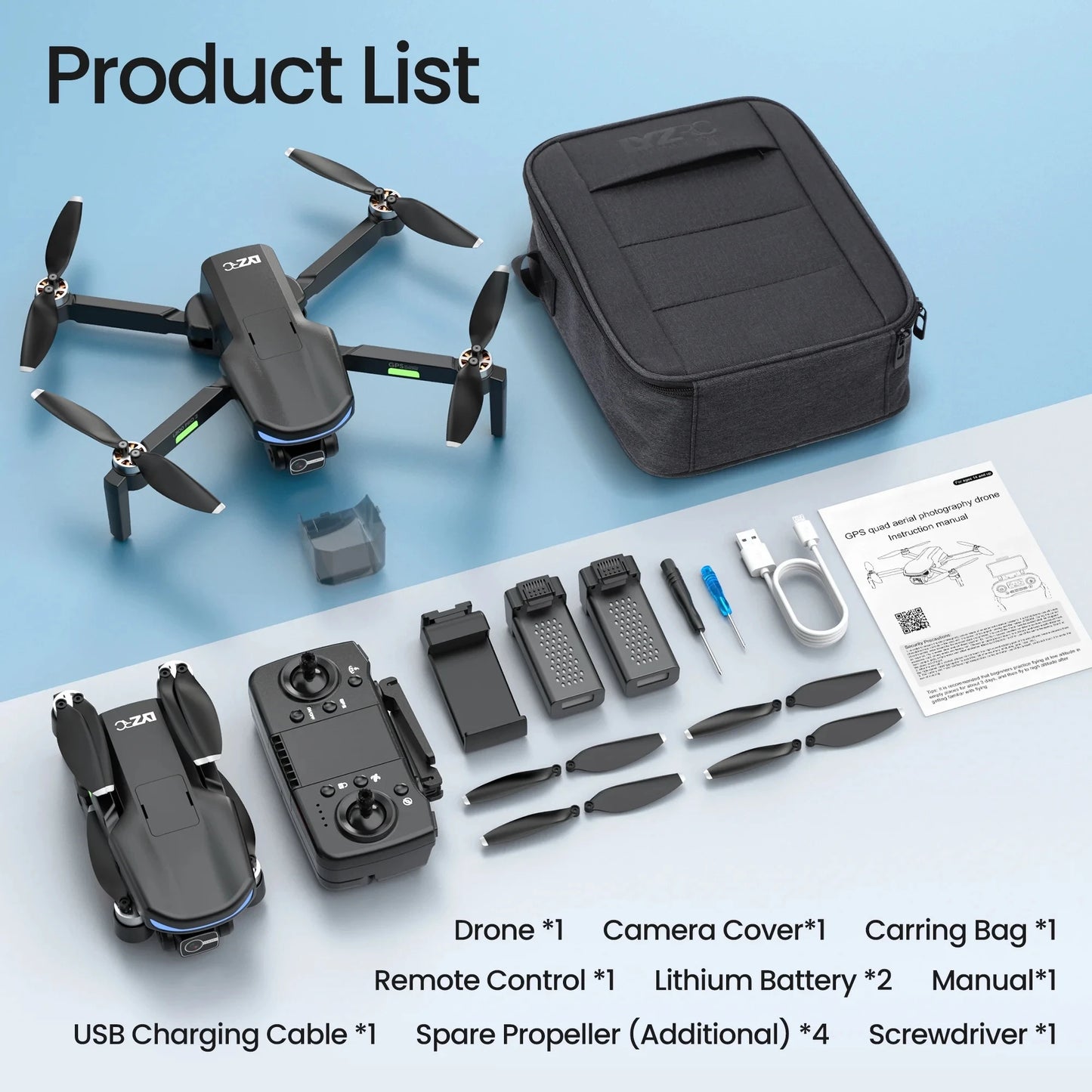 NBD GPS Drone With 4K Camera 5G WiFi EIS Brushless Motor