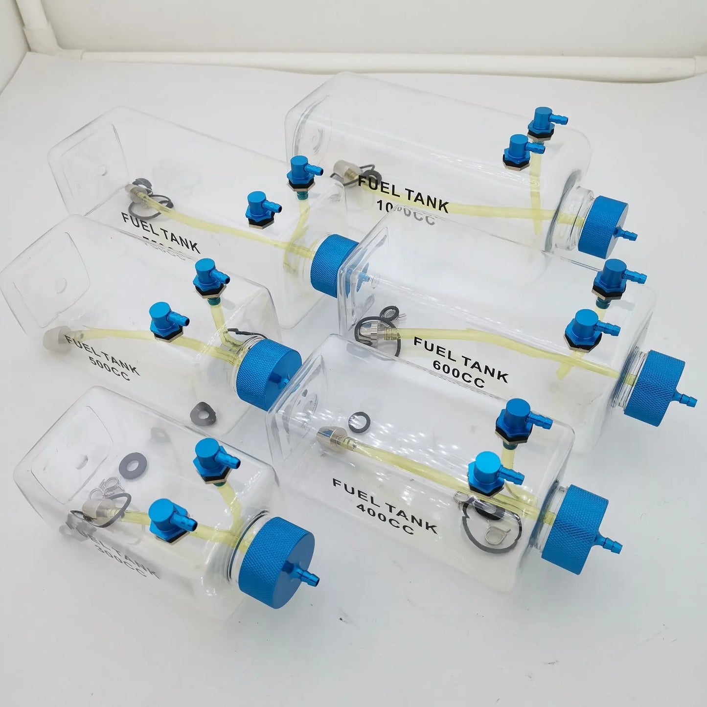 RC Plane Fuel Tank Transparent Plastic 300ML 400ML 500ML 750ML 1000ML 1600ML For Gas oil turbine jet or Airplane Model