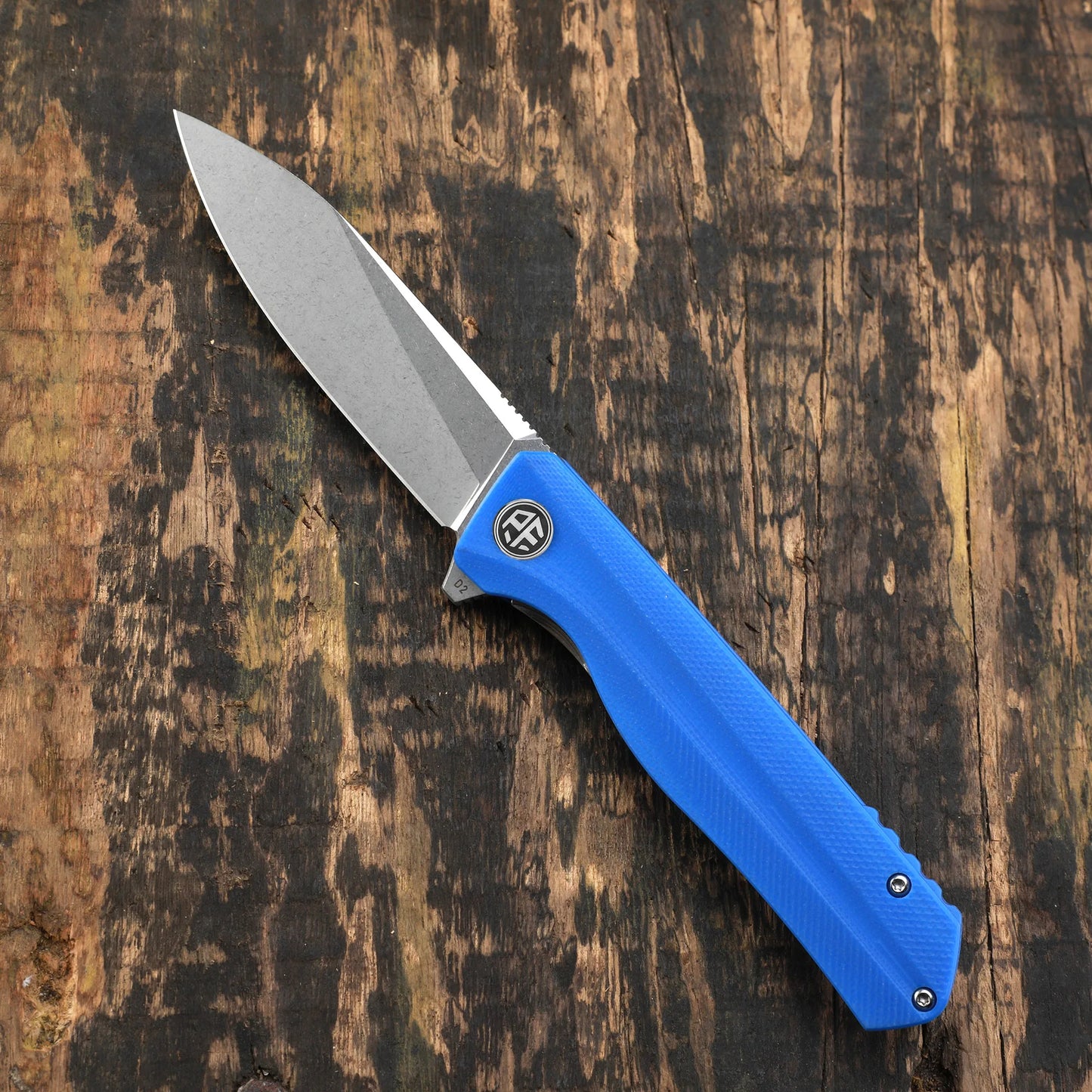 Petrified fish folding knife D2 steel Blade G10 handle pocket knife ball bearings outdoor hunting camping EDC tool knives PF818