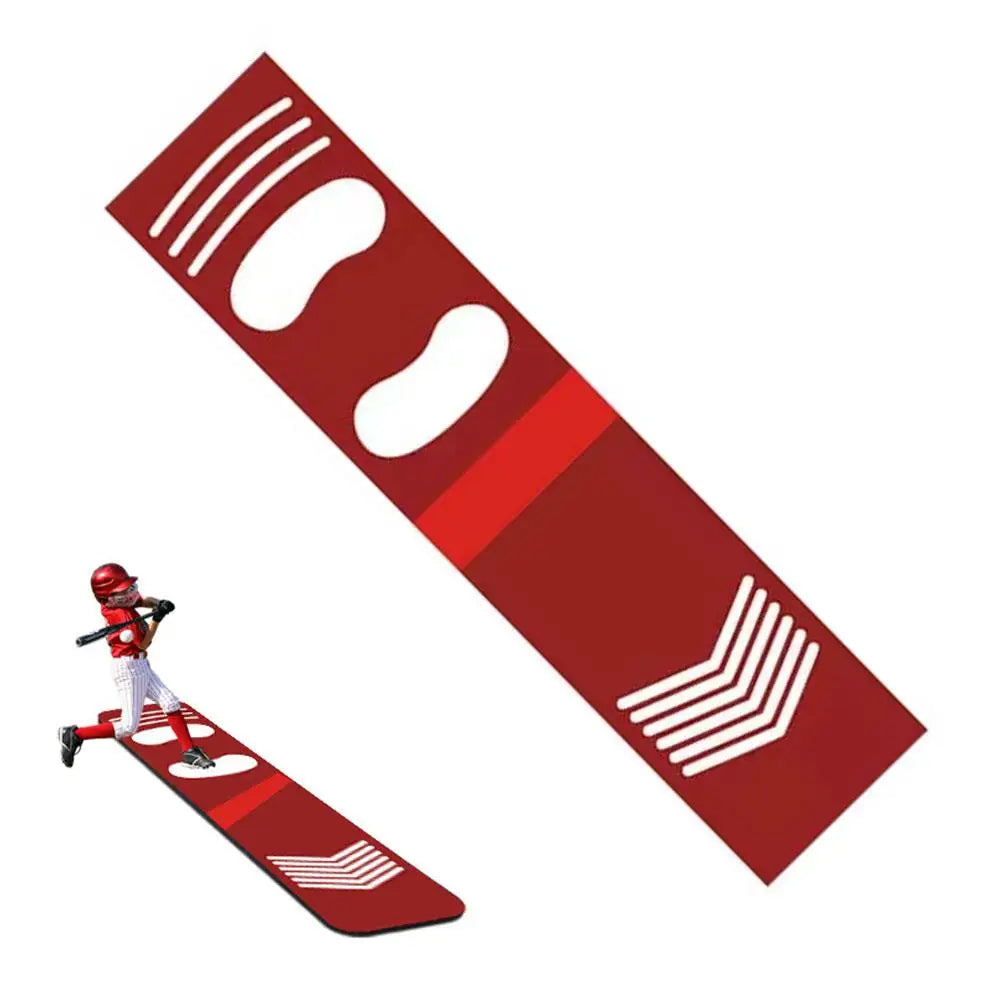 Softball Hitting Training Aid for Baseball Beginner Practice Baseball Softball Hitting Batting Mat Correct Standing Posture Mat