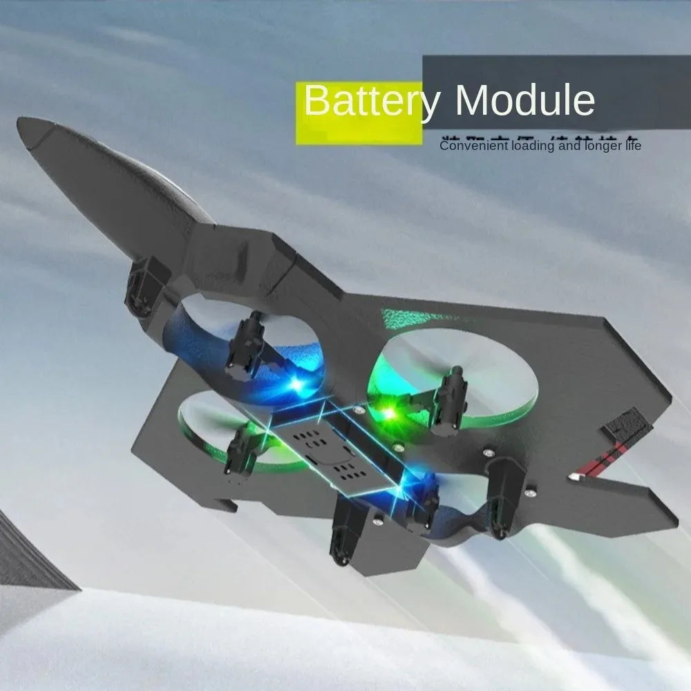 Four Axis RC Drone Airplane With Light Auto Hover For Kids