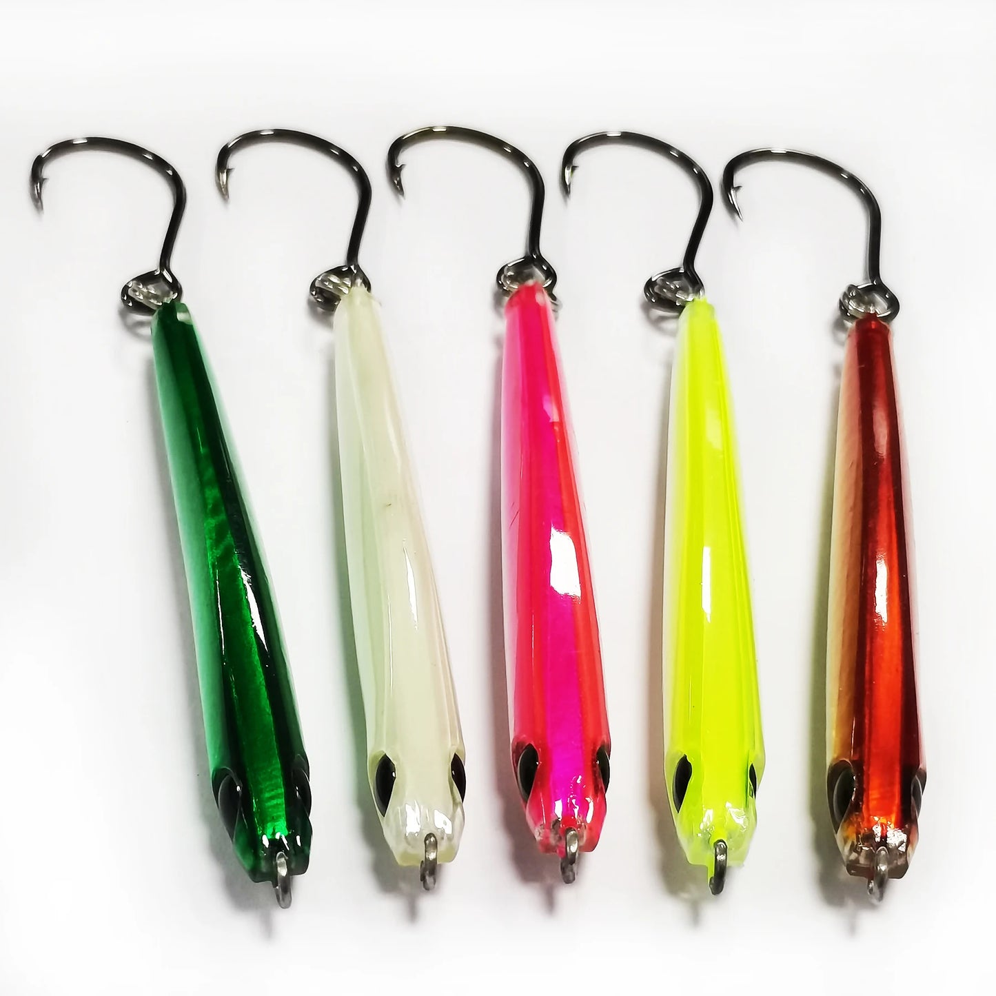 5Pcs Epoxy Resin Jigs Lure Mixed Colors For Striped Bass