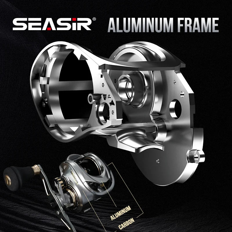 Seasir Megacuda Baitcasting Reel 6.5 To 1 Deep Spool