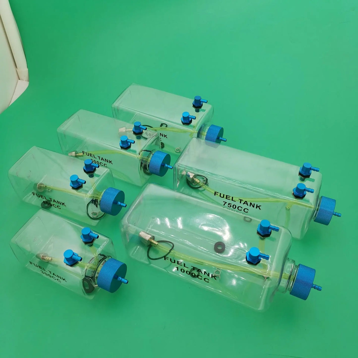 RC Plane Fuel Tank Transparent Plastic 300ML 400ML 500ML 750ML 1000ML 1600ML For Gas oil turbine jet or Airplane Model