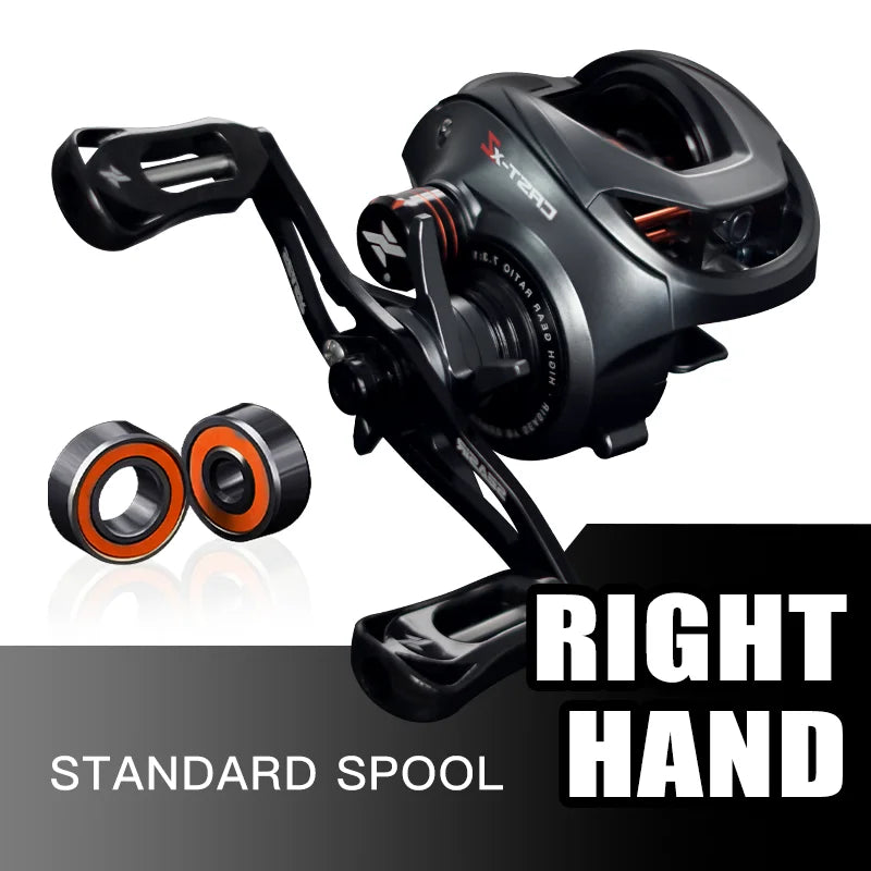 SeaSir Cast X2 Baitcasting Reel 7 to 1 Ceramic Bearings