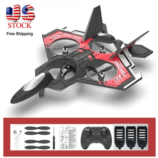 Four Axis RC Drone Airplane With Light Auto Hover For Kids