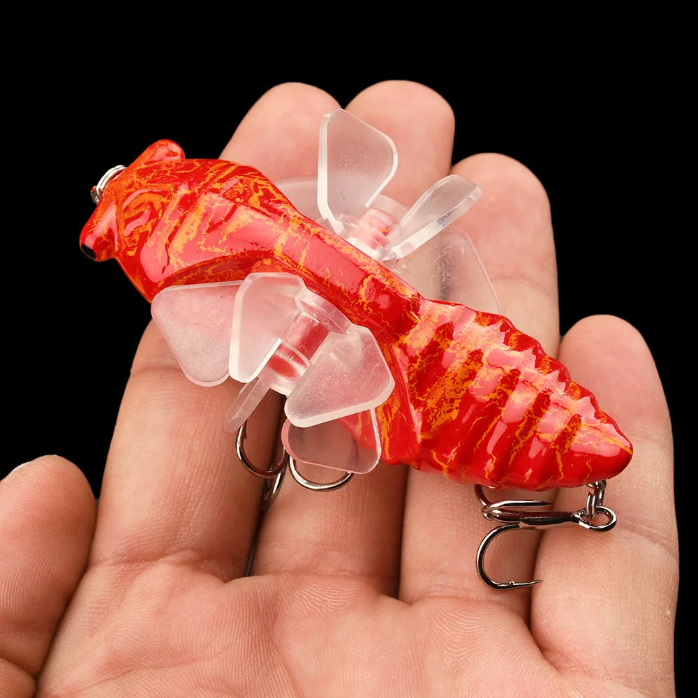 Popper Spin Fishing Lure Floating Hard Bait 14g 7.5g Perch