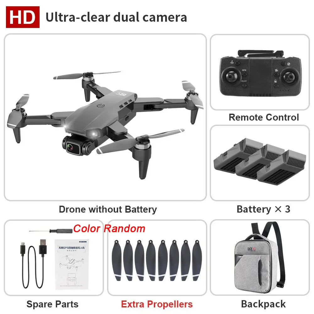 Drone L900 4K GPS Dual Camera Brushless Foldable Quadcopter