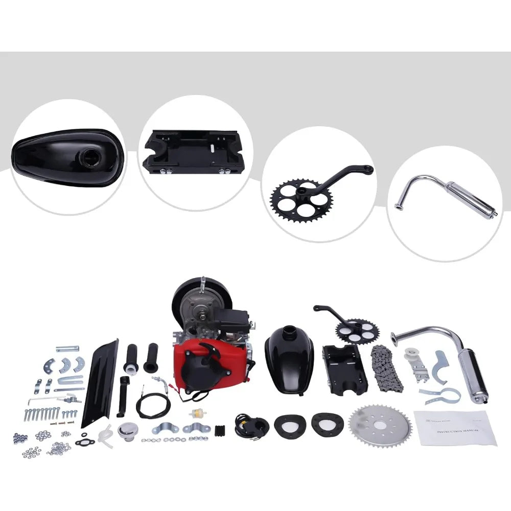49cc Motorized Bicycle Kit 4 Stroke Engine With Sprocket