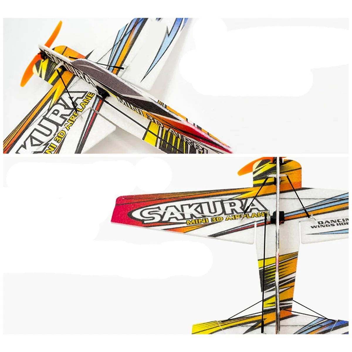 ABXY RC Air Plane 3D Airplane Micro-Mini Foam EPP PP F3P Lightset KIT Model Hobby Toys Remote Control Toys E210