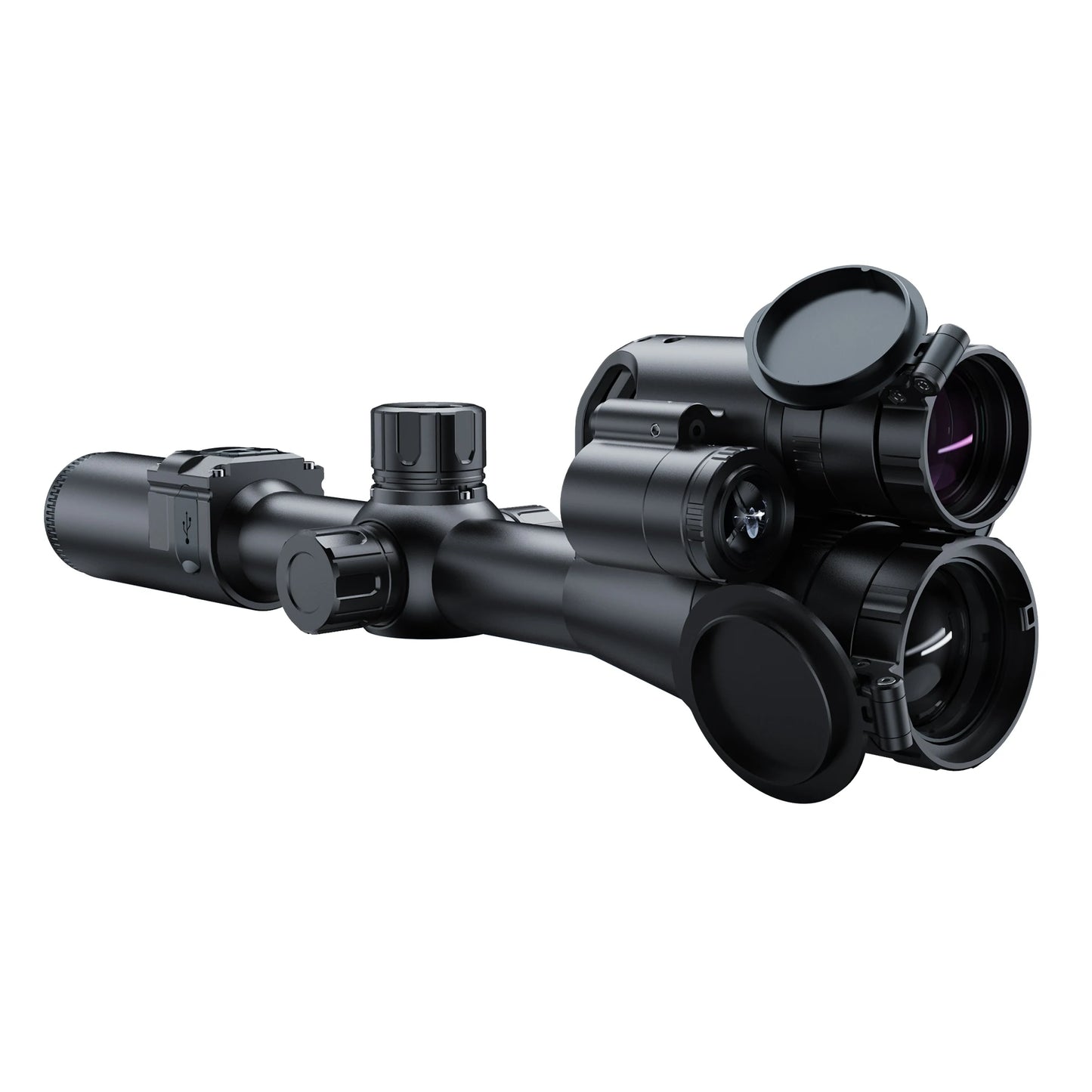 PARD TD32/TD62 LRF Multi-Spectral Thermal and Night Vision Scope for Hunting Optics, IR Red Dot, Circular Screen