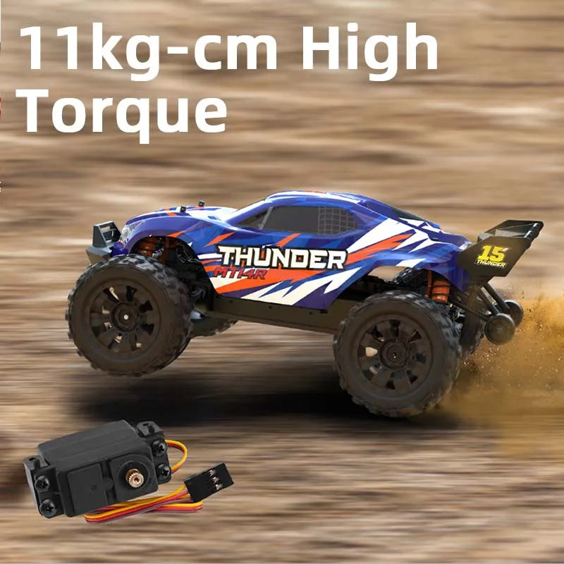 Teeggi 1/14 4WD High Speed Rc Off-road Car 100KM/H Brushless motor 3S Remote Control Truck Drift Racing Cars Toys For kid Gifts