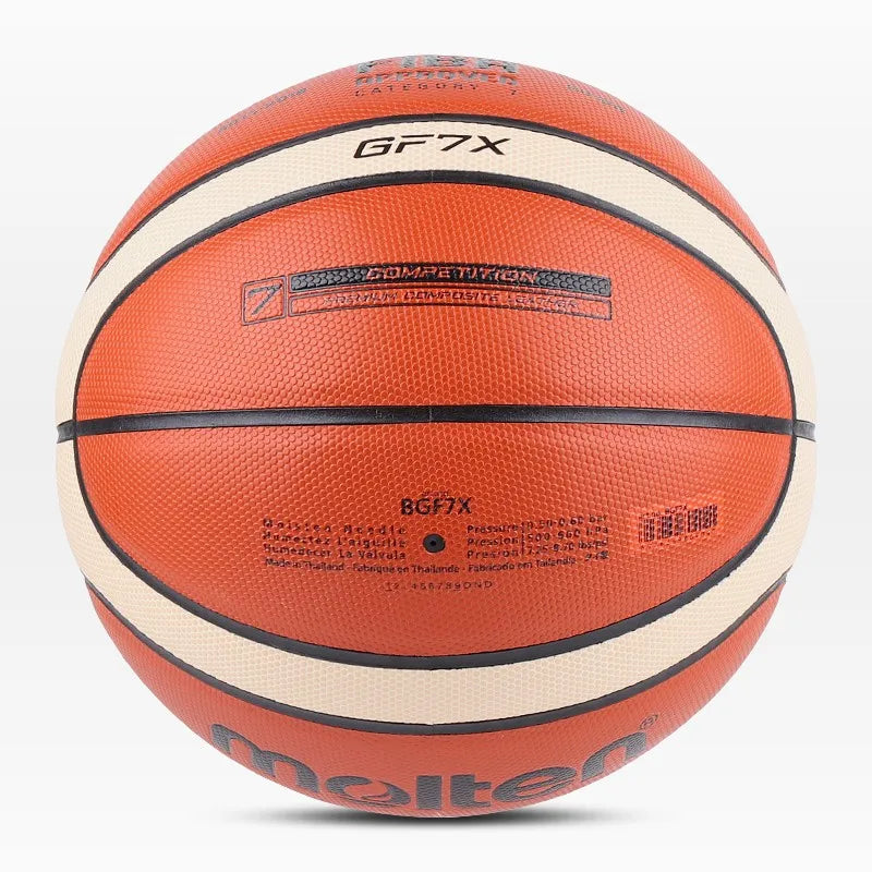 Original Molten GF6X GF7X Basketball Official Certification Competition Basketball Standard Ball Men's and Women's Training Ball