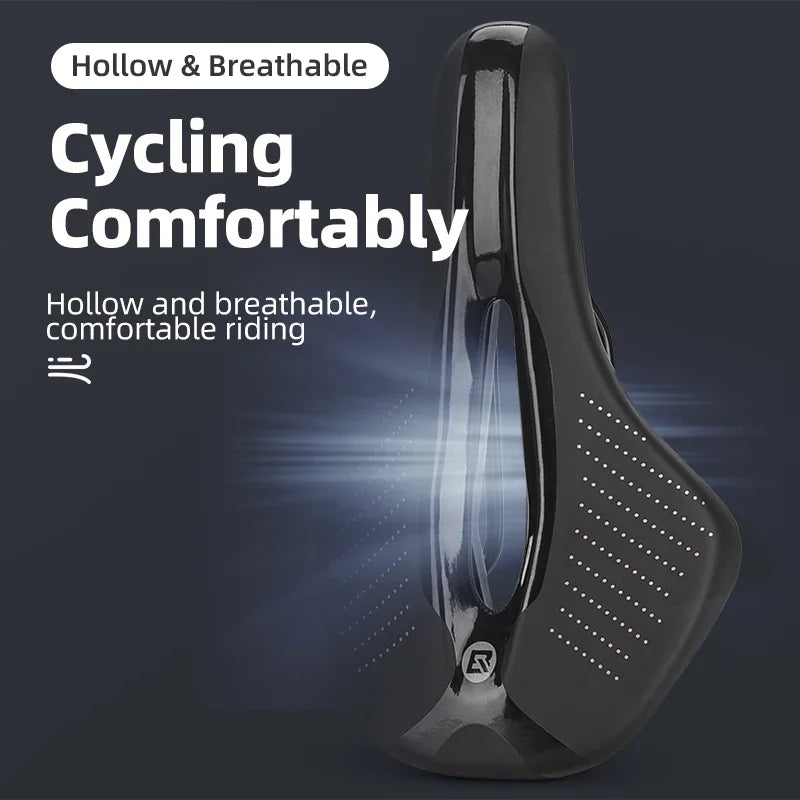 ROCKBROS Bicycle Saddle Bike Ultralight Breathable Comfortable Cushion Cycling Seat Racing Soft Cycling Saddle