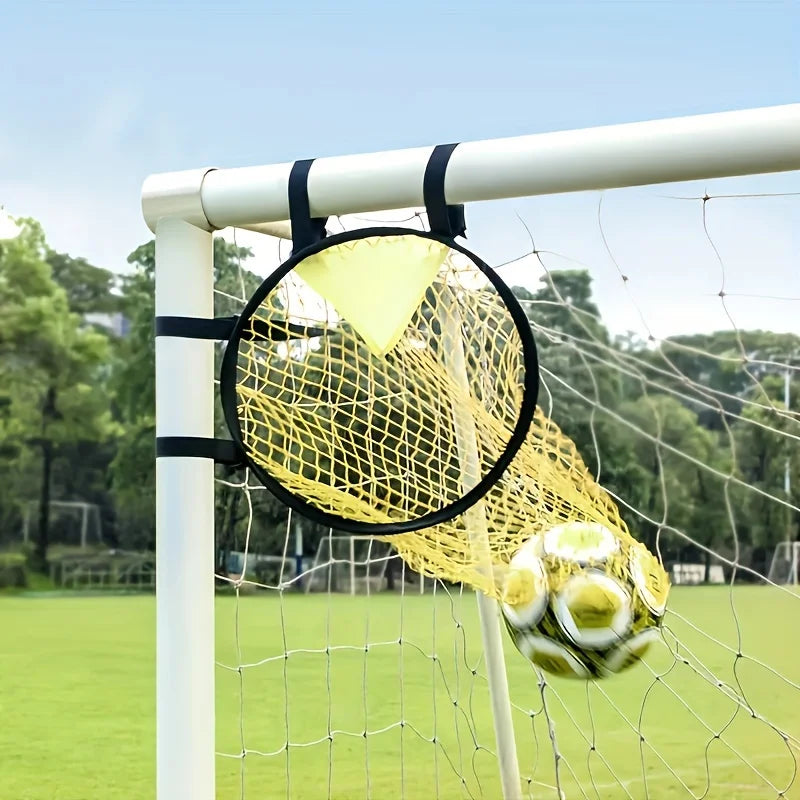 Hign-concerned Football Training Target Net Two-Piece Portable Soccer Goal