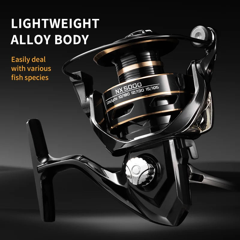 J-BARZILLA NX Fishing Reel Spinning Reel Ten Kg Max Drag
