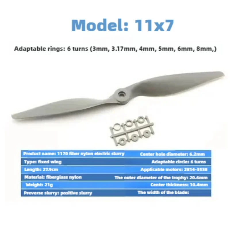 Genuine Gemfan RC Propellers Set for Model Airplane - 6x4 7x5 8x4 8x6 9*4.5 9x6 10x7 10x5 11x7 12x6 12x8 13x6.5High-performance