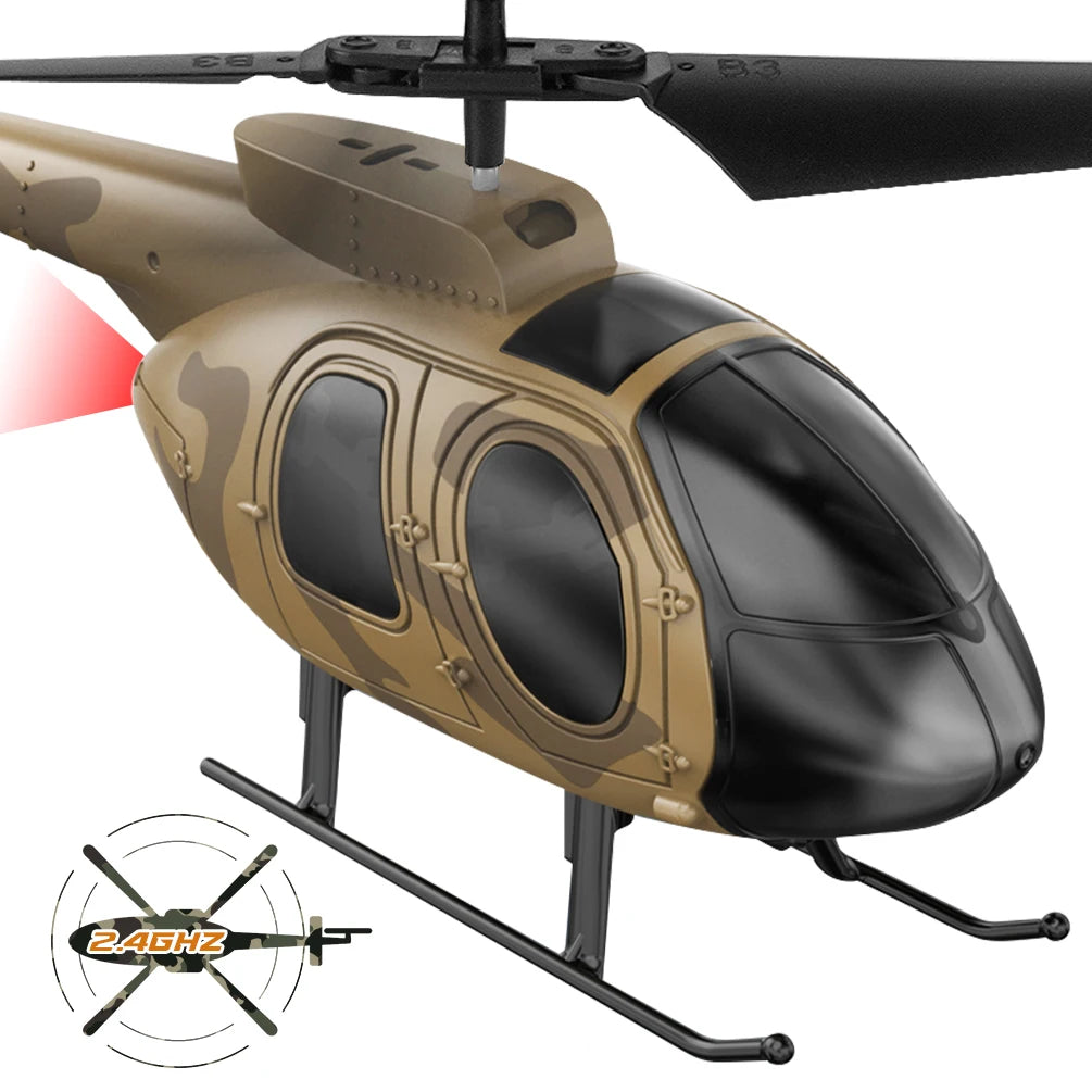 Vatos Camouflage RC Helicopter 2.4GHz Indoor Toy Takeoff