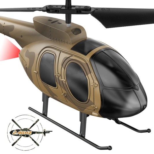 Vatos Camouflage RC Helicopter 2.4GHz Indoor Toy Takeoff