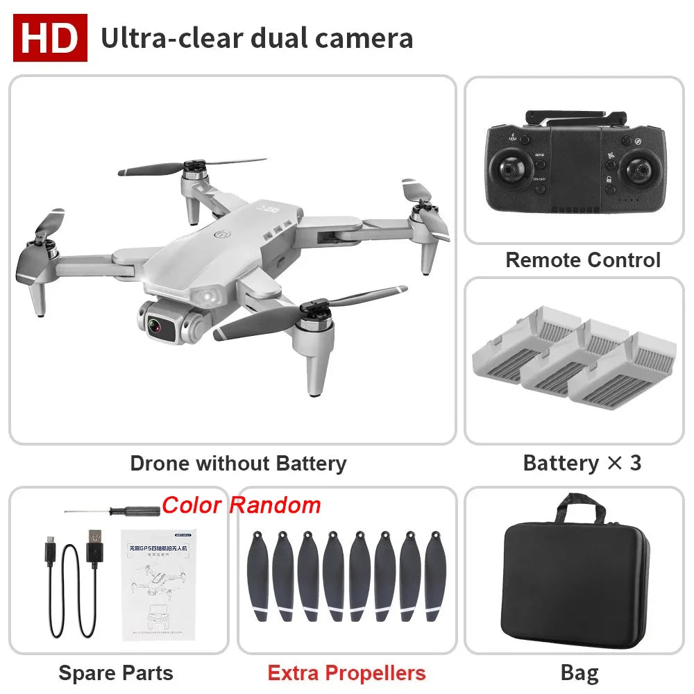 Drone L900 4K GPS Dual Camera Brushless Foldable Quadcopter