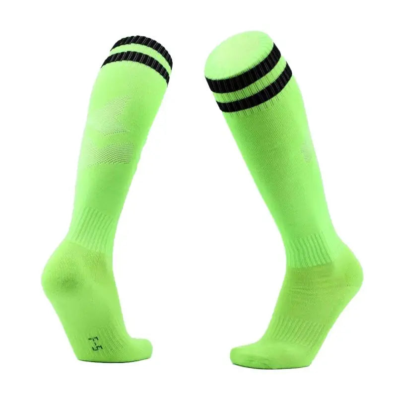 1 Pair Football Sports Socks Long  Knee Cotton Spandex Kids   Legging Stockings Soccer Baseball Ankle Adults Children Socks