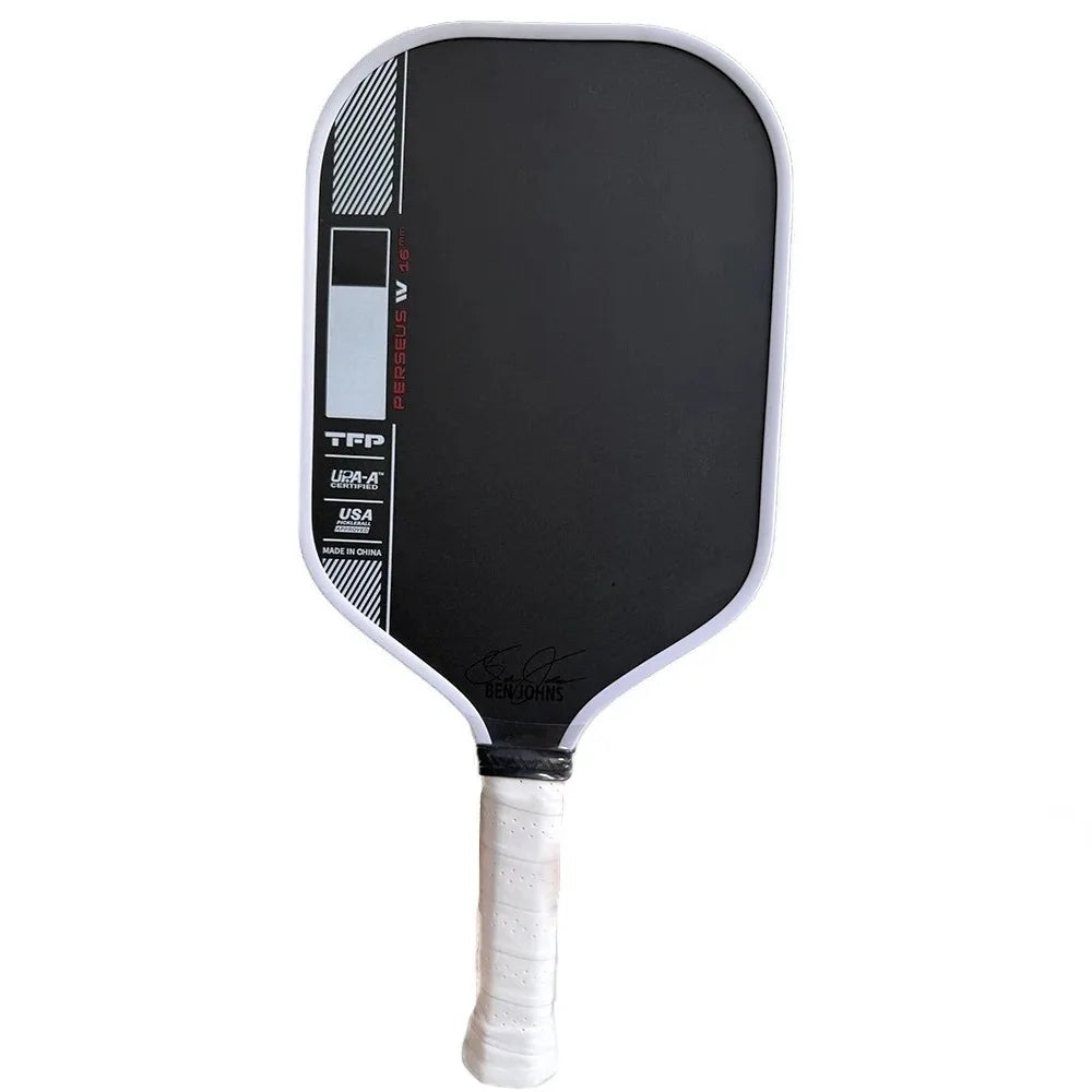 PERSEUS PRO IV 16MM BEN JOHNS Pickleball Paddles T700 Carbon Fiber Increased Power Feel Fully Encased Sweet Spot