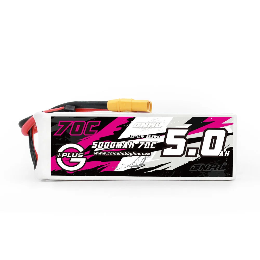 CNHL 5000mAh 70C LiPo Battery 3S 4S 6S XT90 Plug RC
