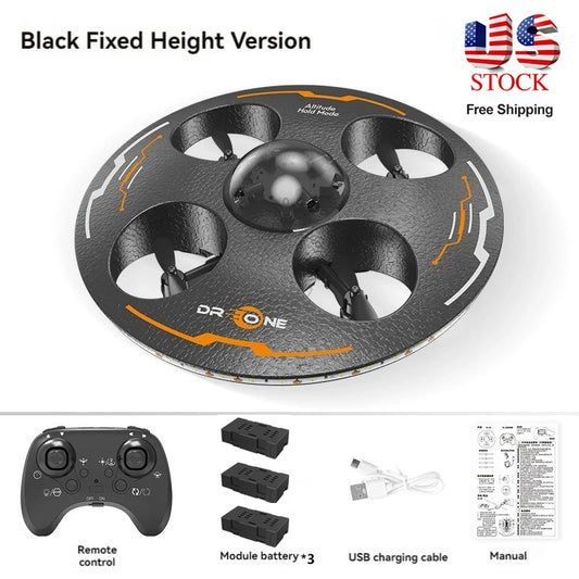 RC UFO Drone Flying Saucer With Light Induction Control