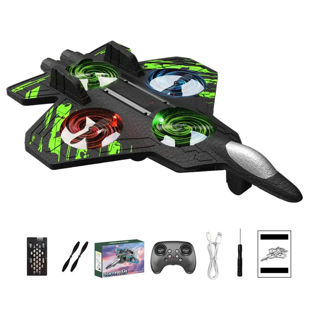 2.4GHz RC Plane – EPP Foam Combat Aircraft, 360° Flip, Electric Remote Control, Kids Holiday Gift