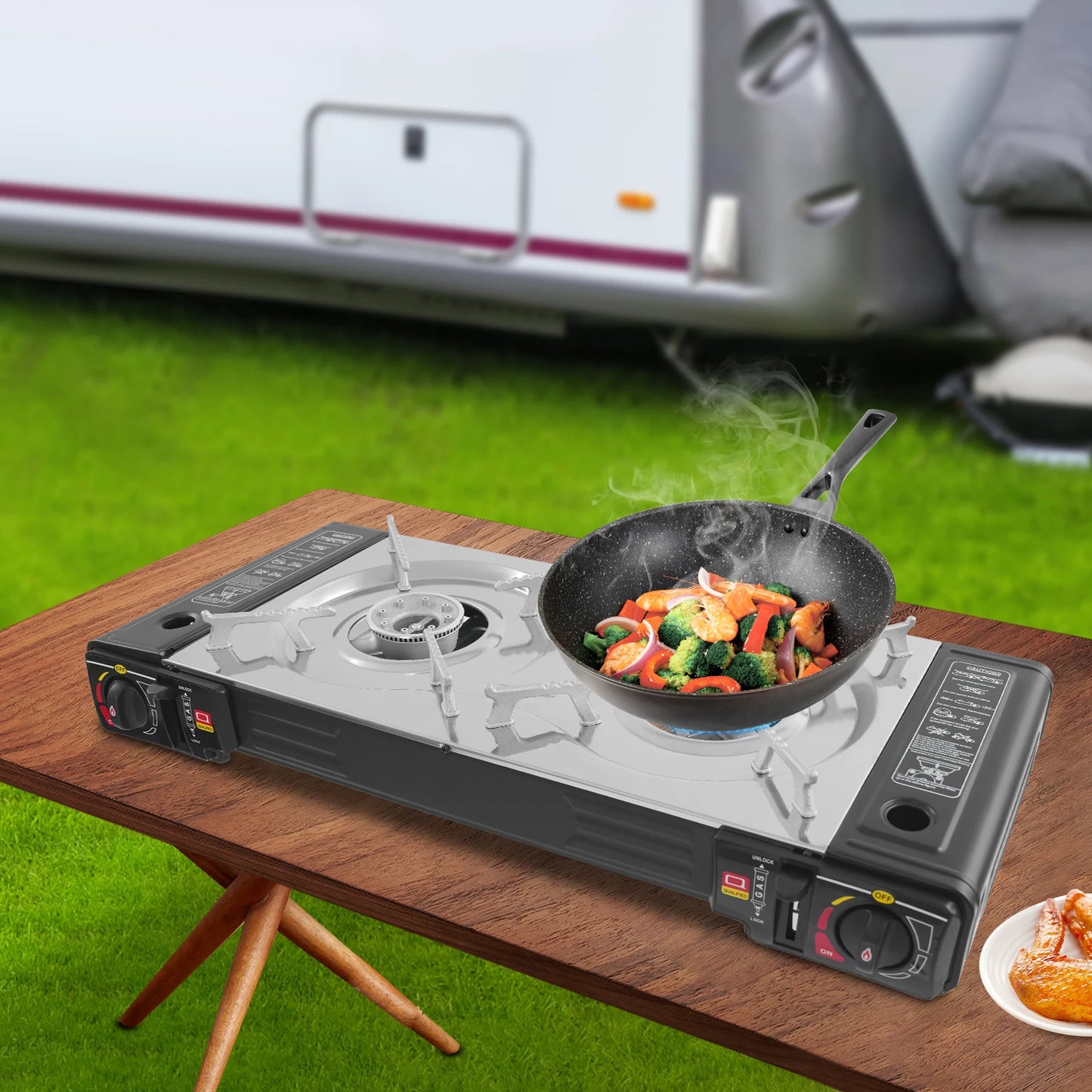 Butane Camping Stove Camping Stove with Portable Case Portable Camping Stove