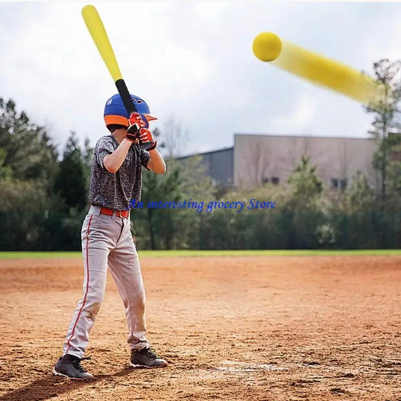 652D Kids Foam Soft Baseball Bat Toy Kids Soft Sponge Baseball Bat with Baseball