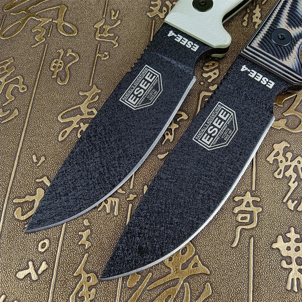 ESEE-4 Multifunctional Outdoor Camping Hunting Fixed Knife with Kydex Sheath G10 Handles S35VN Wild Survival Knife EDC Tools