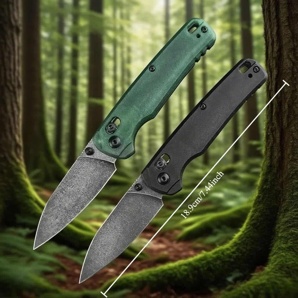 6105 Outdoor Folding Pocket Knife Camping Survival Cutting Barbecue Hunting Self-defense Fishing Multi-purpose Tools