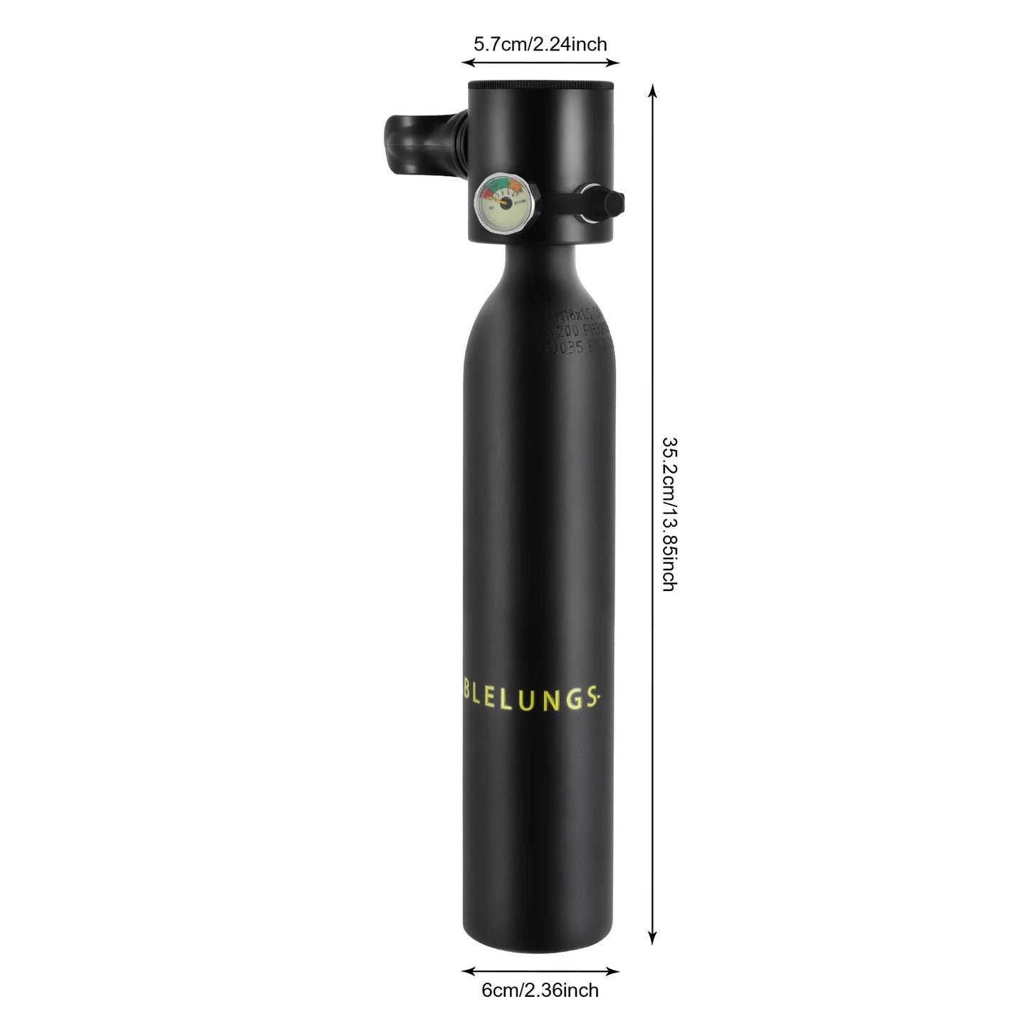 Mini Scuba Tank Half Liter Portable Diving Oxygen Kit