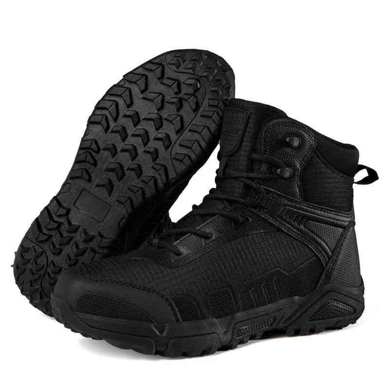 Men's Military Boots Hiking Desert Tactical Boots Men Special Force Climbing Shoes Sports Waterproof Ankle Boots Mens Work Boots
