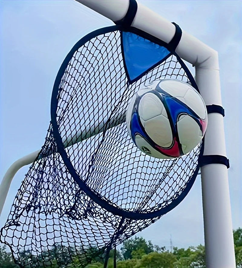Hign-concerned Football Training Target Net Two-Piece Portable Soccer Goal