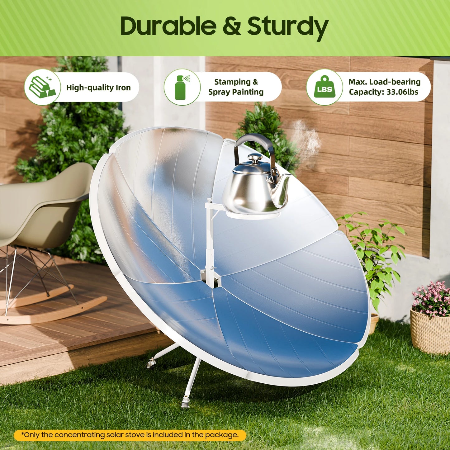Multifunctional Solar Power Cooker Camping BBQ Grill Cooking Oven Stove for Home