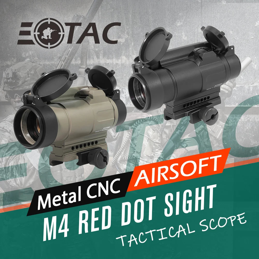 Tactical Red Dot Sight Aim M4 4MOA Red/Green Dot ith MK18 Mod 0 Type Mount Original 3d Letter Marking For Airsoft Hunting