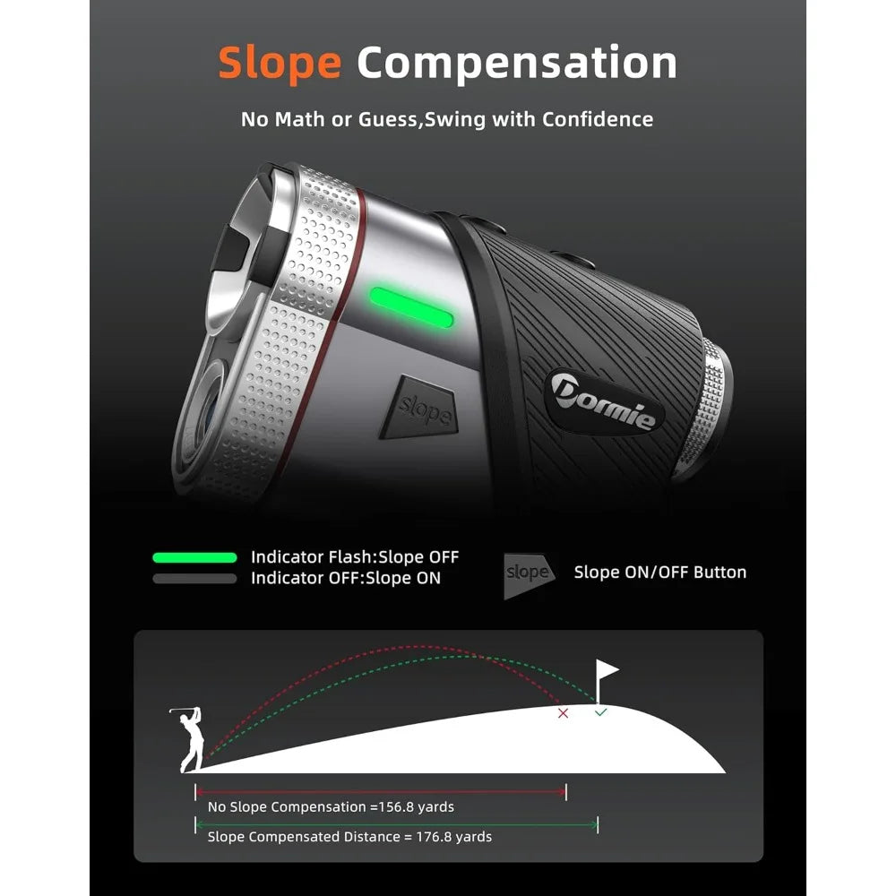 Golf Incline Rangefinder 800 Yard Laser 6x Magnification