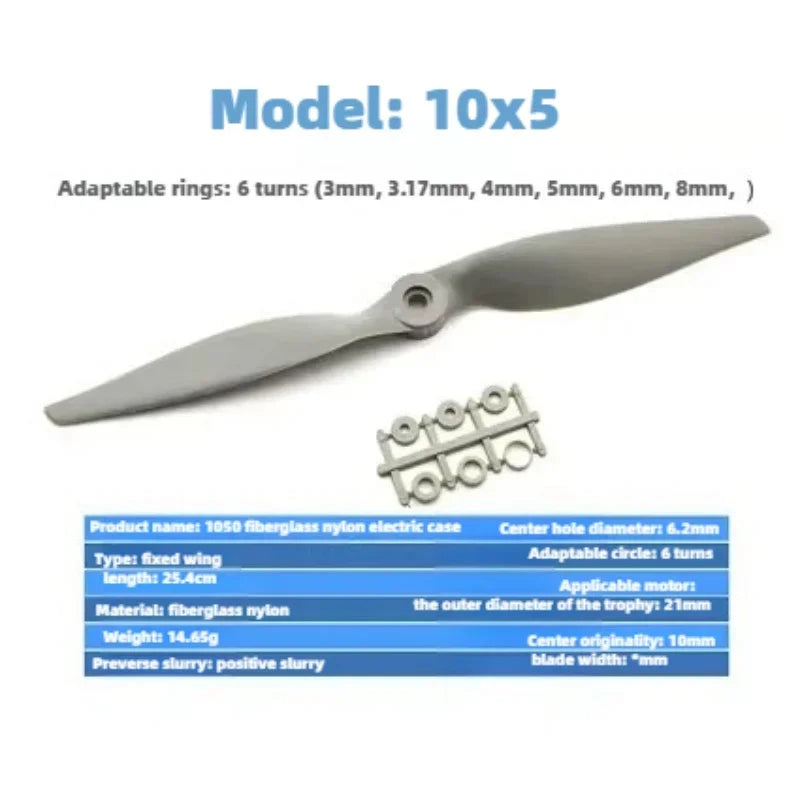 Genuine Gemfan RC Propellers Set for Model Airplane - 6x4 7x5 8x4 8x6 9*4.5 9x6 10x7 10x5 11x7 12x6 12x8 13x6.5High-performance