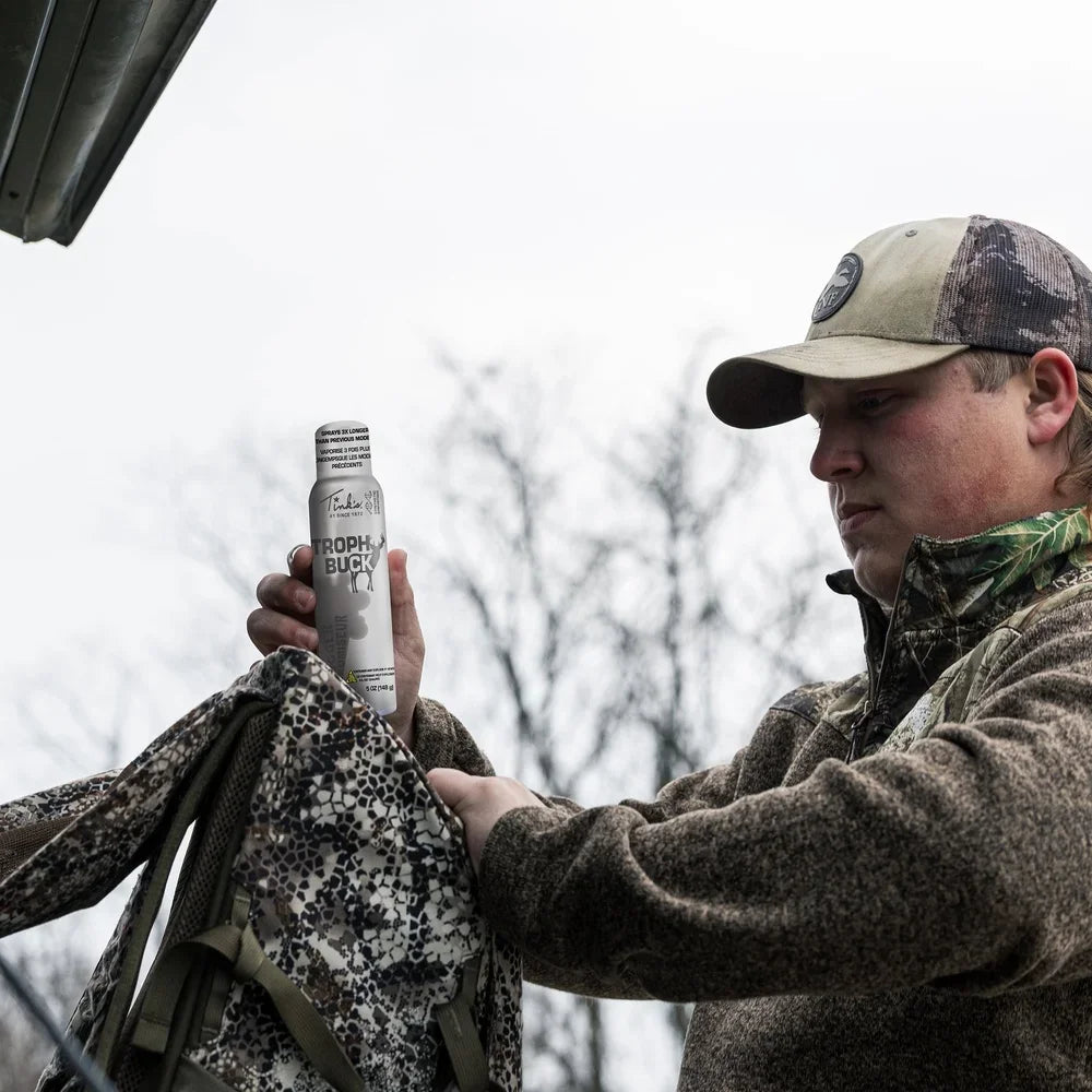 Synthetic Trophy Buck Urine Deer Lure Fogger 5oz Adjustable Spray Rate Long-Range Attractant Pure Scent Hunting Gear