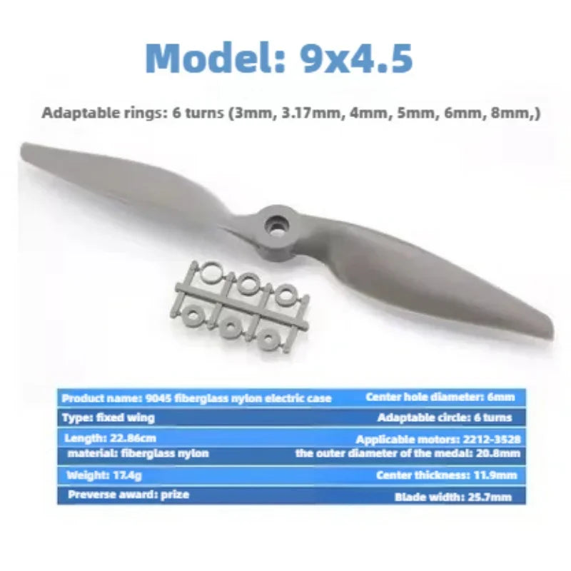 Genuine Gemfan RC Propellers Set for Model Airplane - 6x4 7x5 8x4 8x6 9*4.5 9x6 10x7 10x5 11x7 12x6 12x8 13x6.5High-performance