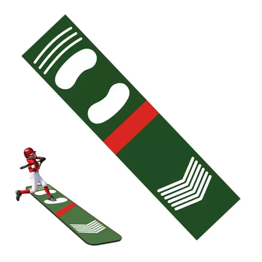 Softball Hitting Training Aid for Baseball Beginner Practice Baseball Softball Hitting Batting Mat Correct Standing Posture Mat
