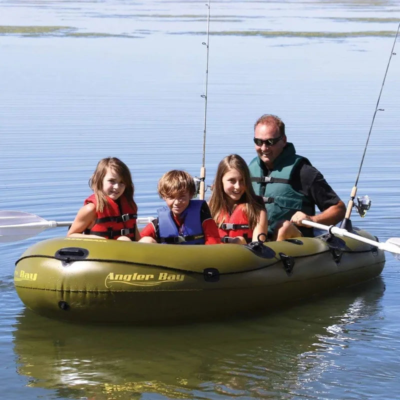 Airhead Angler Bay Inflatable Boat Four Person Portable