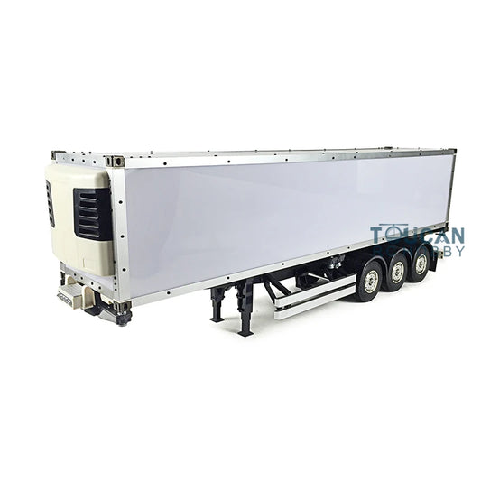 1/14 40ft Reefer 3Axles Semi Trailer Chassis Container for RC Tractor Truck Model Toy Collection TH01039-SMT7