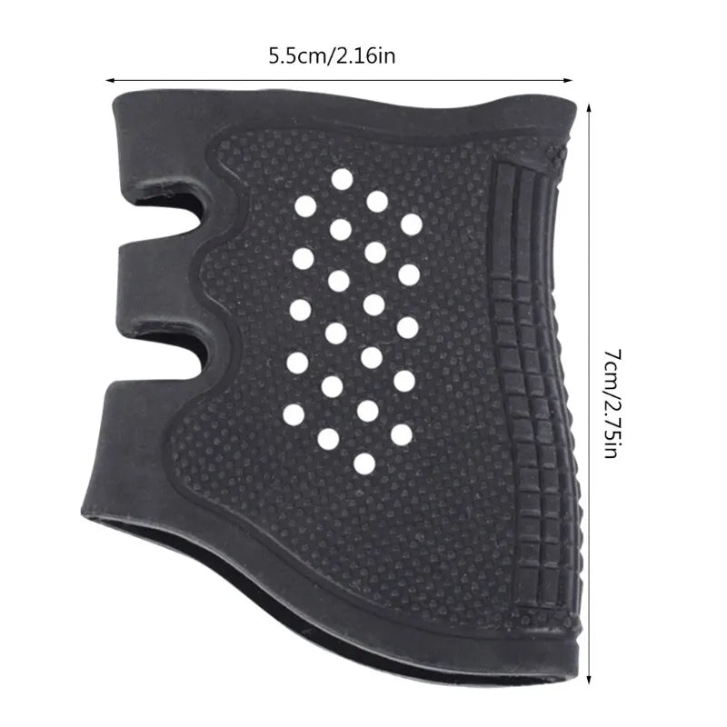 Pistol Rubber Non-slip Rubber Grips for Revolver Non-slip Revolver Pistol Paintball Airgun Hunting Accessories