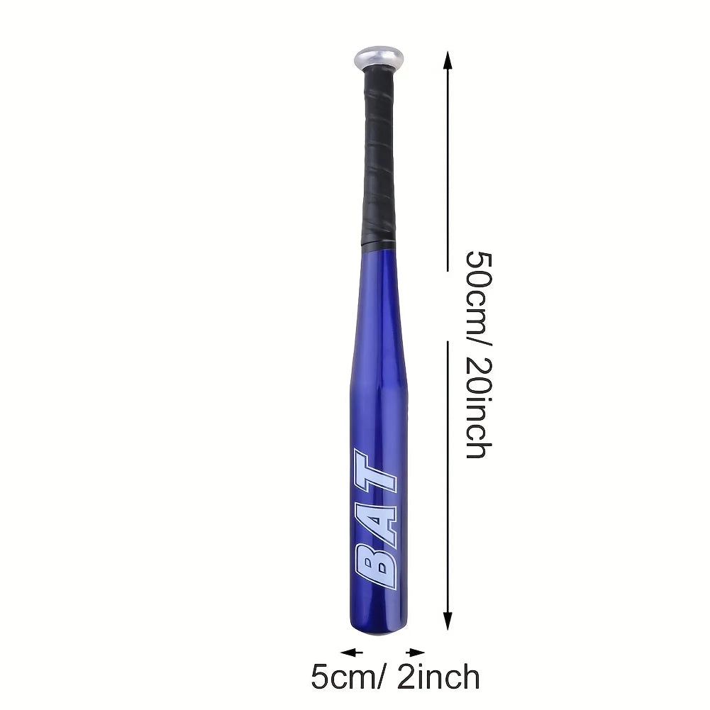 1pc Baseball Bat, 50cm/20in Aluminum Alloy Baseball Bat Softball Bat Outdoor Sports Home High Hardness Baseball Bat