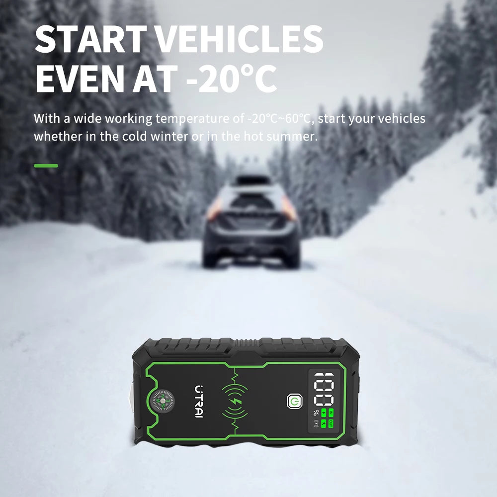 UTRAI Power Bank  4000A Jump Starter Portable Charger Car Booster 12V Auto Starting Device Emergency Car Battery Starter